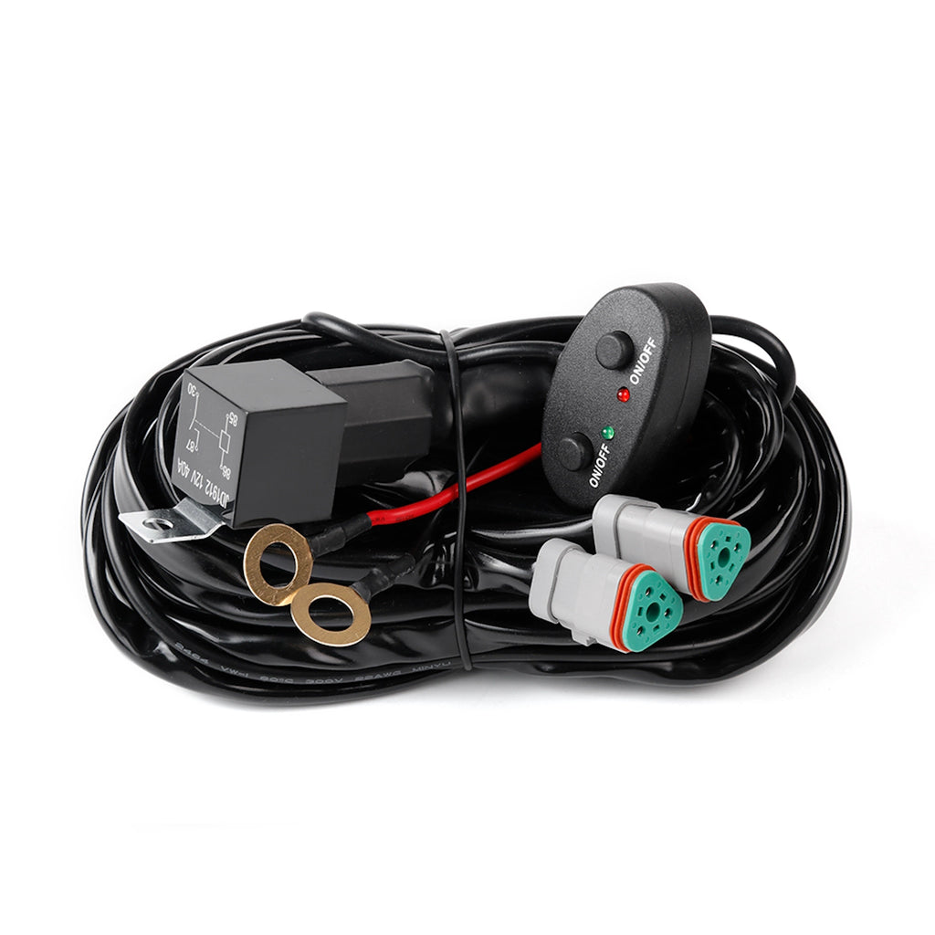 Light Bar Wire Harness - Dual DT-3 Connector