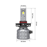 H16 Velocity 2.0 LED Headlight Bulbs (Pair)