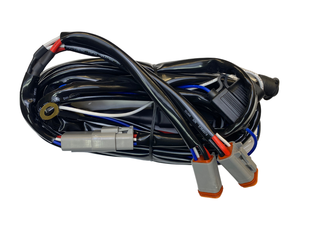 Light Bar Wire Harness - Dual DT-4 Connector - 400W