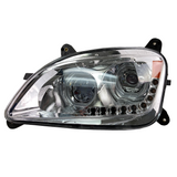 Sleek Chrome LED Headlights for Peterbilt 587 - Stylish Design - Upgrade