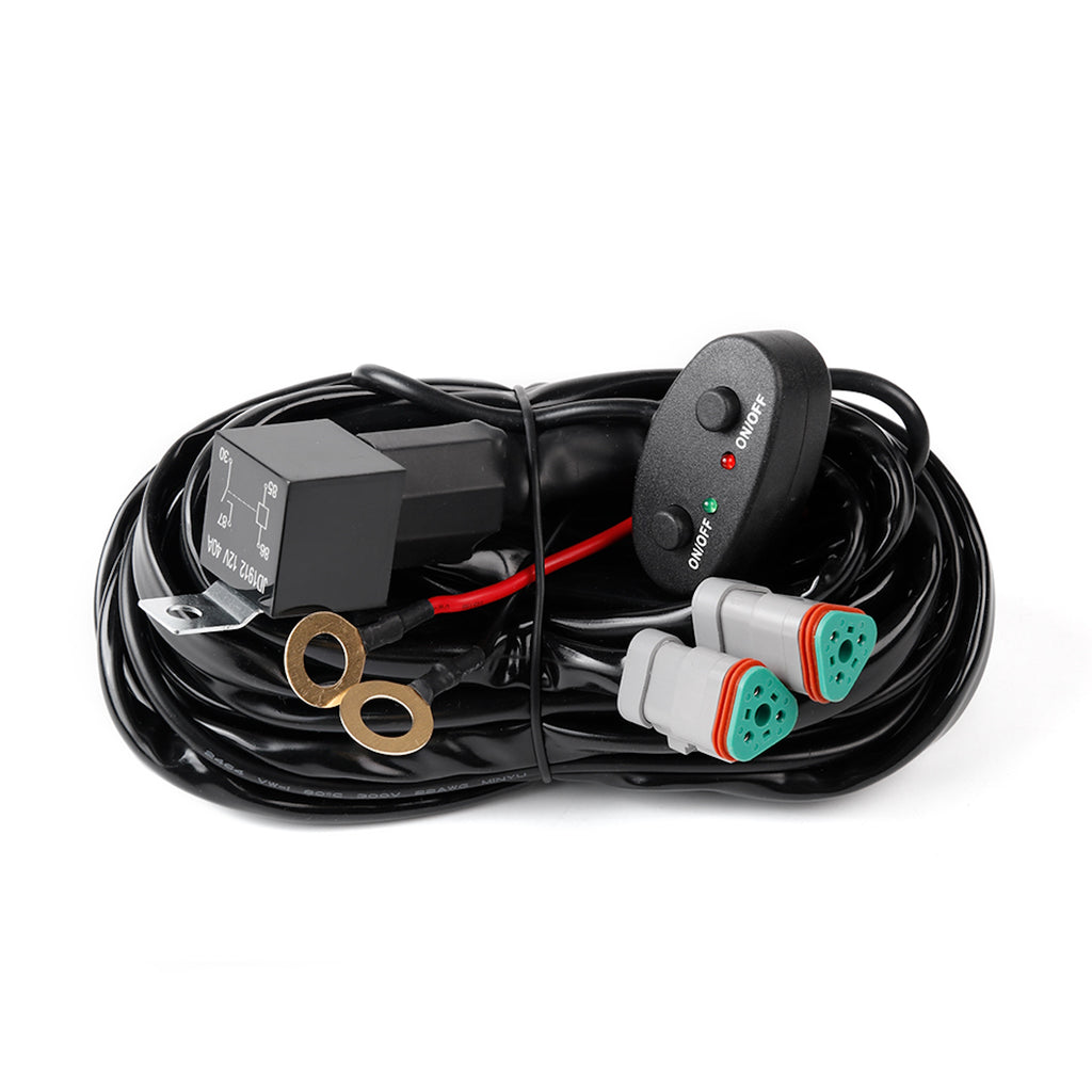 Light Bar Wire Harness - Dual DT-3 Connector