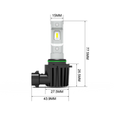 9006 Velocity Plus LED Headlight Bulbs (Single)