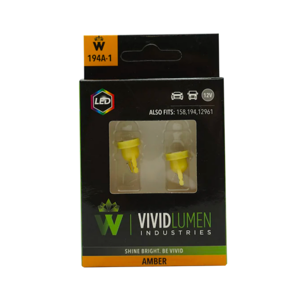 194 Amber Mini LED Bulbs - Enhance Safety and Style- Vivid Lumen Industries
