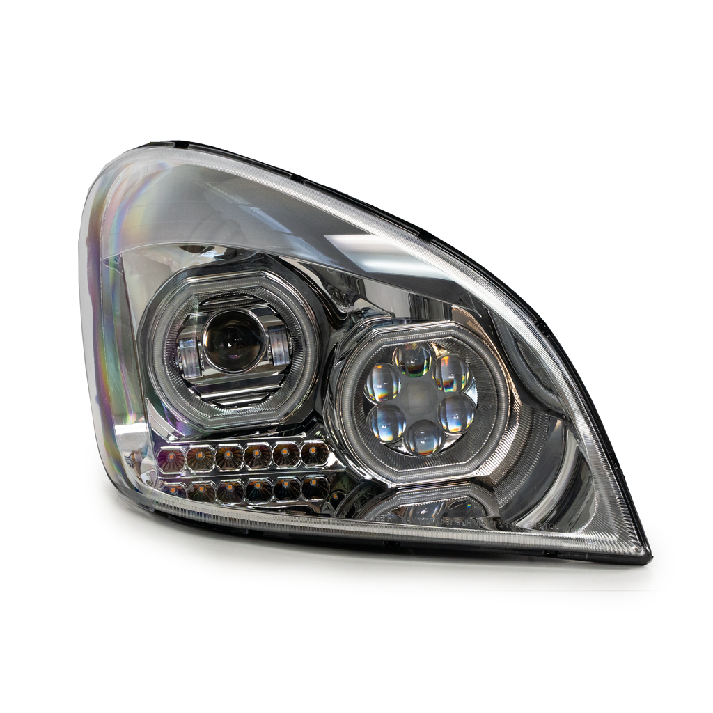 Led shop headlight housing