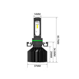 H16EU/5202 Velocity Plus LED Headlight Bulbs (Single)
