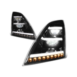 Brilliant Series LED Headlight for Volvo VNL VNR - Energy Efficient - DOT, SAE, and ECE Certified