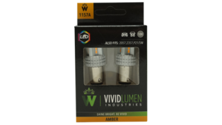 1157 Amber LED Bulbs - High Output Pair - Enhanced Safety and Appearance