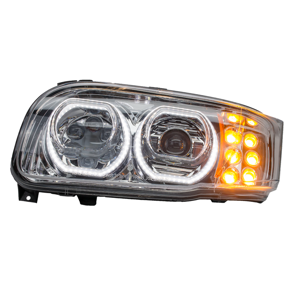 Bright Low Beam Output - Peterbilt 388/389 LED Headlight - 08-18