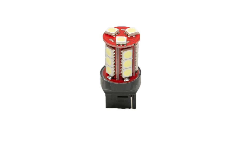 Pair of 7440 Red LED Bulbs - Long Lasting, High Brightness, Enhanced Safety