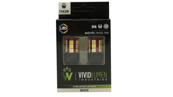 7443 LED Bulbs - Enhanced Brightness & Longevity – Vivid Lumen Industries