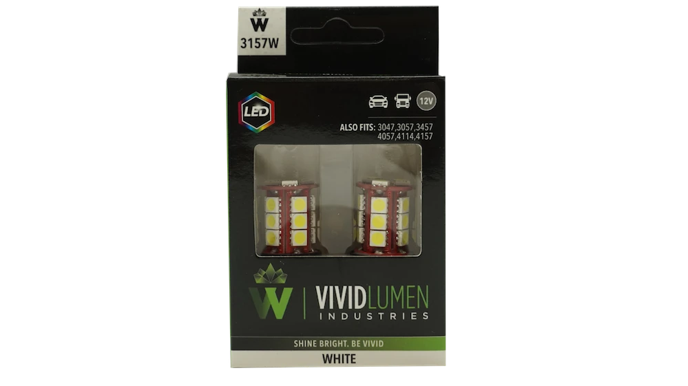 3157 White LED Bulbs - Enhanced Visibility and Long-Lasting Performance for Automotive Lighting