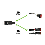 Light Bar Wire Harness: Dual Dt Deutsch Connector