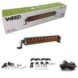 "Premium Vivid Lumen Offroad Light Bar - Wired Series - Amber and White - Superior Visibility Solution- kit in a bix