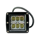 High-Intensity LEDs for Bright Illumination - 3" Square Work Light with 1200 Lumens for Enhanced Visibility - Vivid Lumen Industries